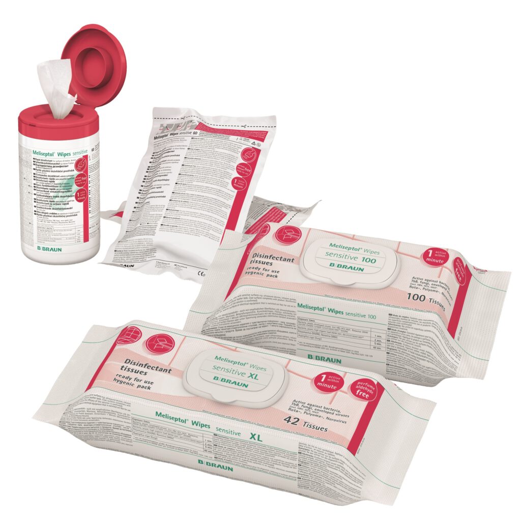 Mobilomed® Wipes Vliesrollen 6 Rollen à 90 Tücher Trockene Vliestücher