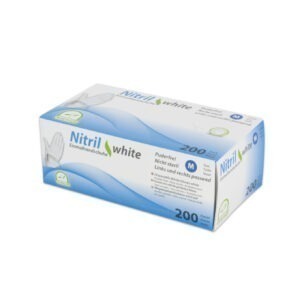 Nitril-Handschuhe Medi Inn White puderfrei