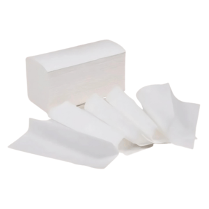 Falthandtücher V-Falz Zellstoff 2-lagig weiß