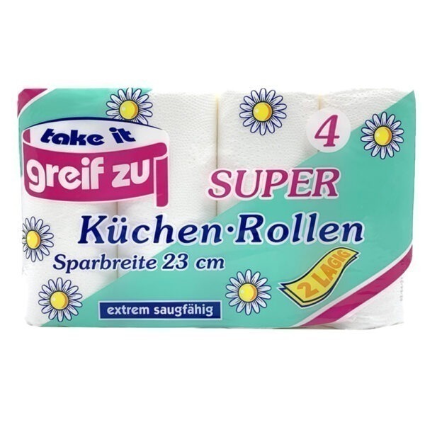 Küchenrollen Greif zu 2-lagig weiß