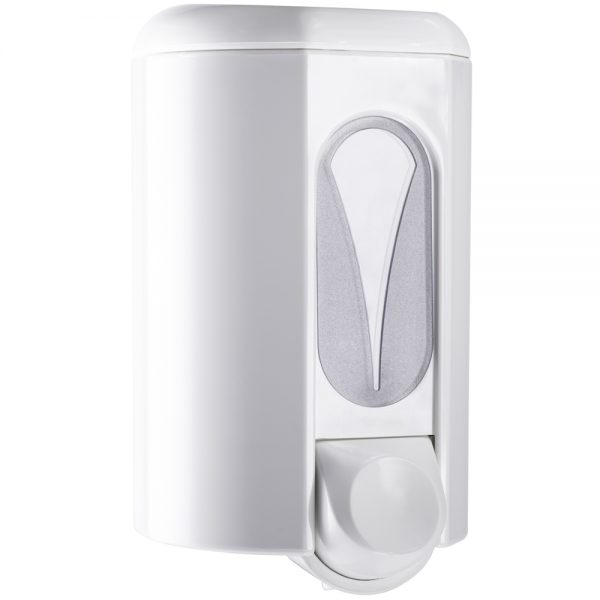 Seifenspender – mit Sichtfenster absperrbar