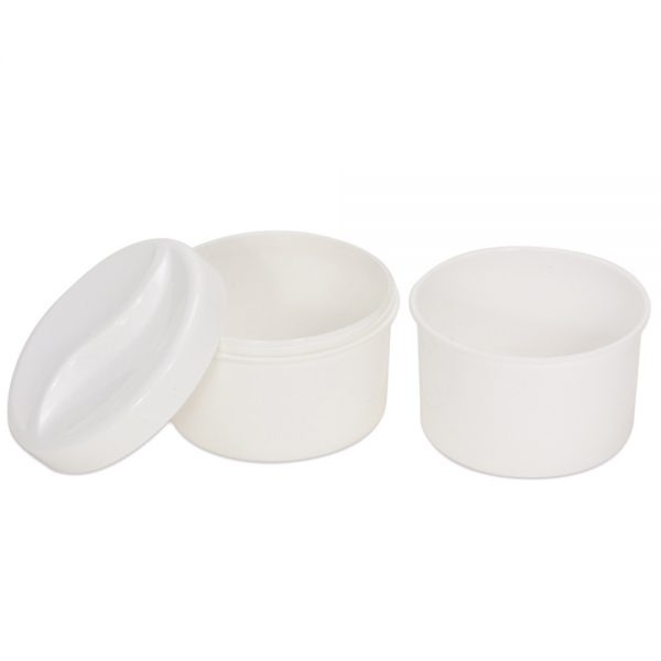 Zahnprothesenbehälter mit Einsatz und Deckel