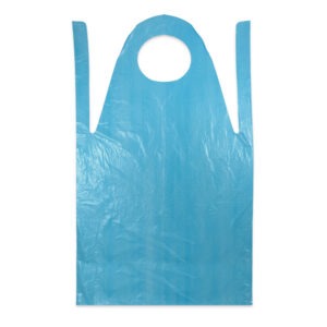 PE Schürzen 125 x 75cm Block BLAU