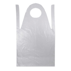 PE Schürzen, 125 x 75 cm, 30mμ Blockstärke, Weiß, 10 x 50 Stück