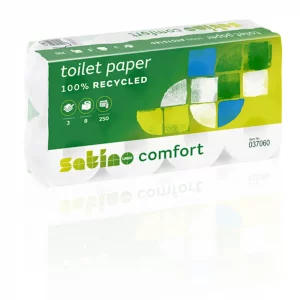 Toilettenpapier Satino Comfort Recycling 3-lagig hochweiß
