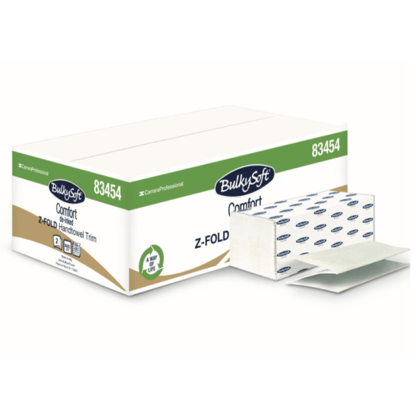 Falthandtücher Z-Falz 2-lagig natur Recycling