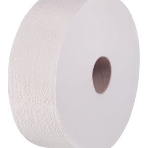Jumbo Toilettenpapier 2-lagig Zellstoff hochweiß, 230 m, 24 cm breit – für Großverbraucher