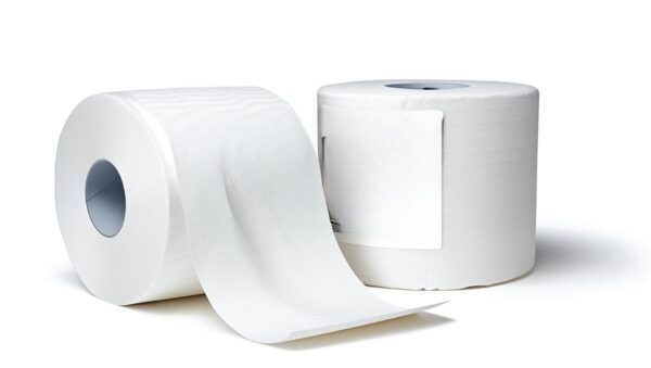 Putzrolle 2-lagig, 375m, Zellstoff