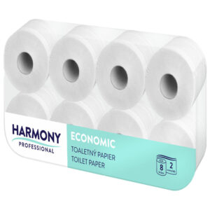 Harmony Recycling-Toilettenpapier 2-lagig, weiß, 250 Blatt – umweltfreundlich und saugstark