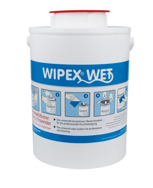 Spendereimer mit Schraubdeckel für Wischtuchrollen 20 cm